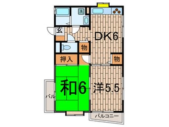 間取図 メゾン・ド・カメリア