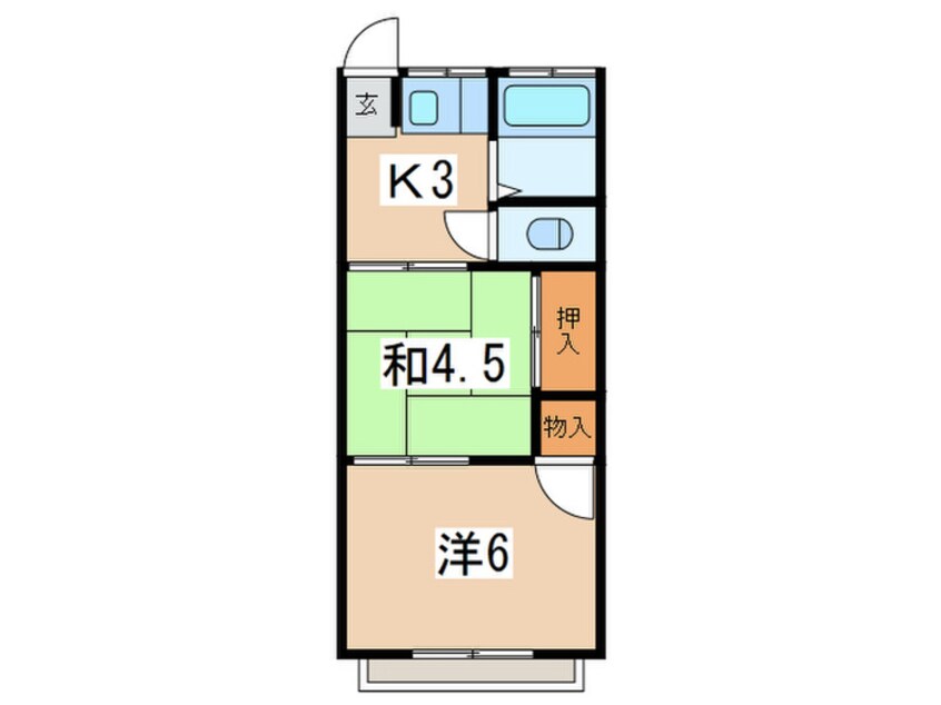 間取図 まるき荘