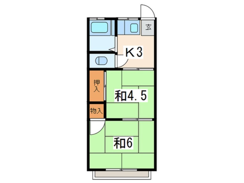 間取図 まるき荘