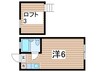 セリュ－ル小岩 1Rの間取り