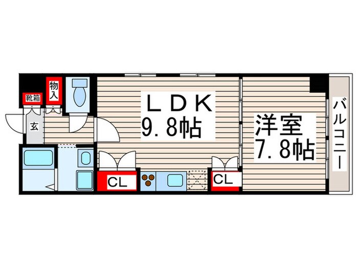 間取り図 インカウンタ－マンション