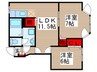 ルミエールＡ 2LDKの間取り