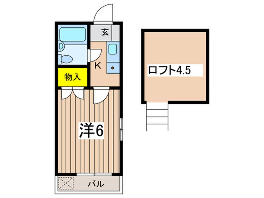 間取図 ハイツナカジマ