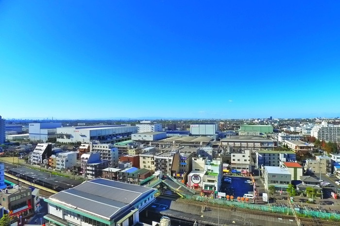 室内からの展望 パークキューブ北松戸