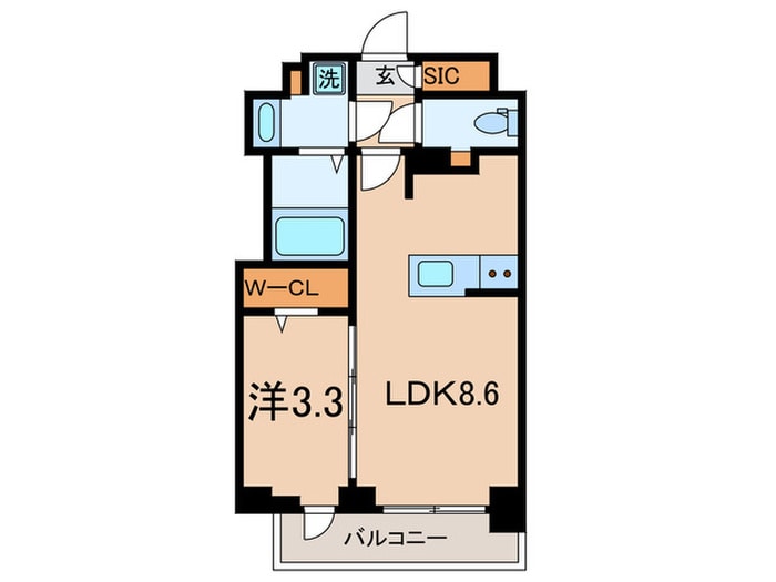 間取り図 クレストコート大岡山