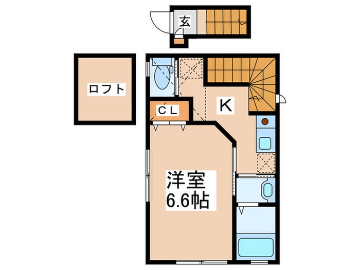 間取り図 ジェミニウエスト　カラキダ