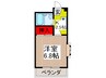 メゾンド西青木 1Kの間取り