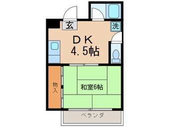 間取図 コ－ポ峰