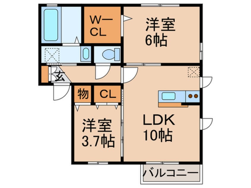 間取図 リバレインⅠ