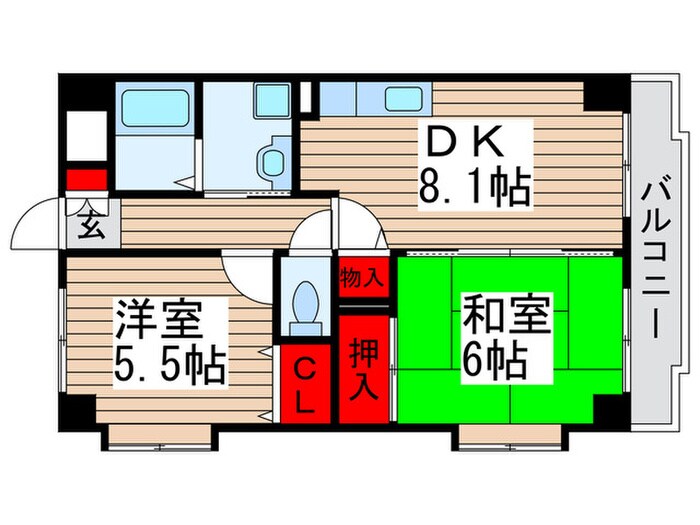 間取り図 エクセラン東松戸
