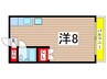 藤清ビル 1Rの間取り
