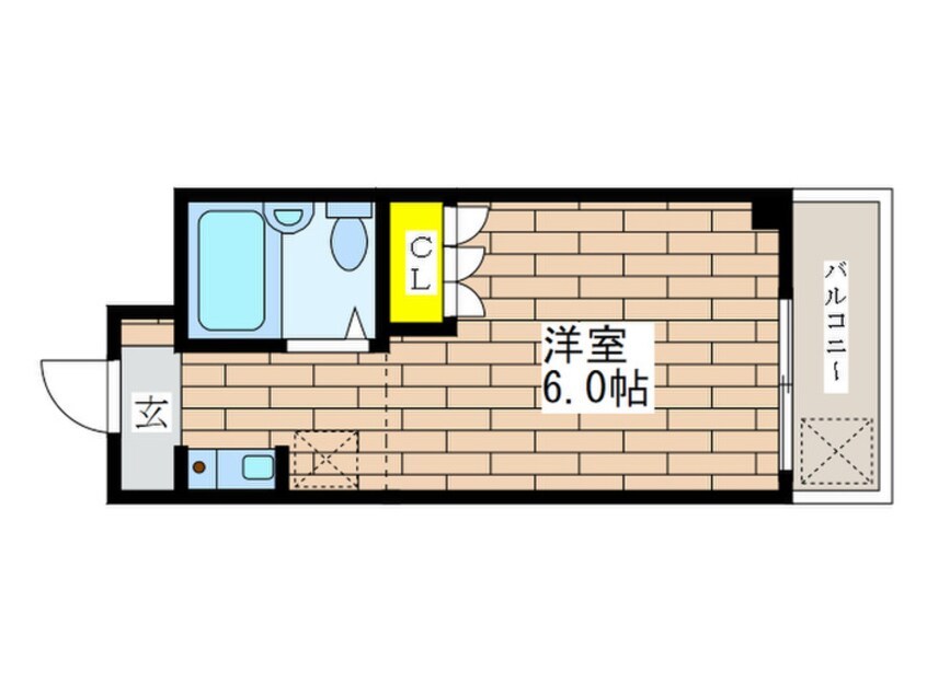 間取図 ＮＡＧＡＫＩ　ＭＡＮＳＩＯＮ