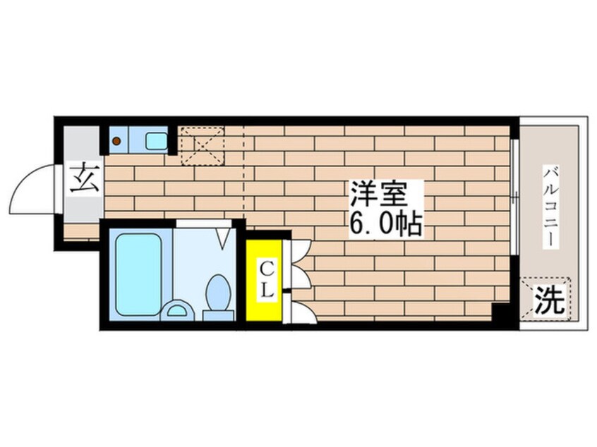 間取図 ＮＡＧＡＫＩ　ＭＡＮＳＩＯＮ