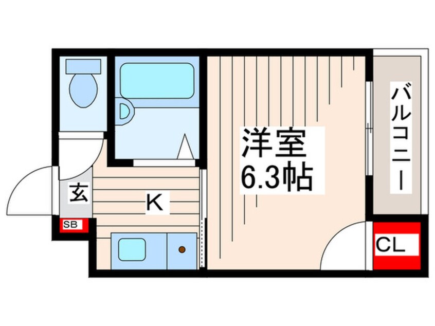 間取図 マロンハイツ関口