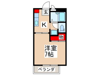 間取図 エルピス千葉