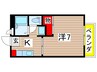 エルピス千葉 1Kの間取り