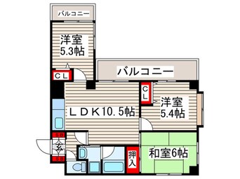 間取図 ヴィラ・ソネット