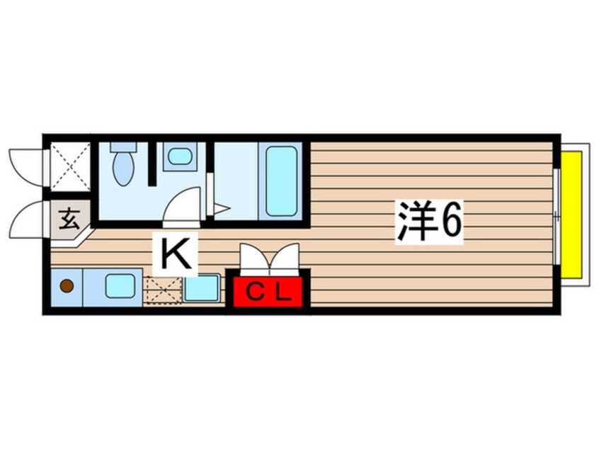 間取図 カーサ稲毛