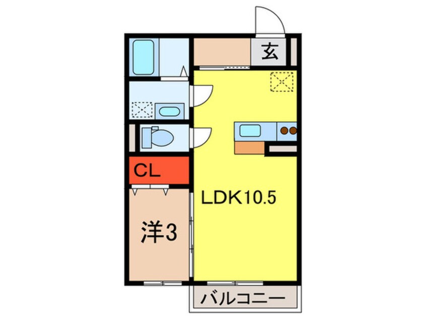 間取図 ディアコ－ト一富士