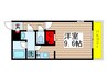 リブリ・パーシモン 1Rの間取り