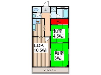 間取図 倉本ビル