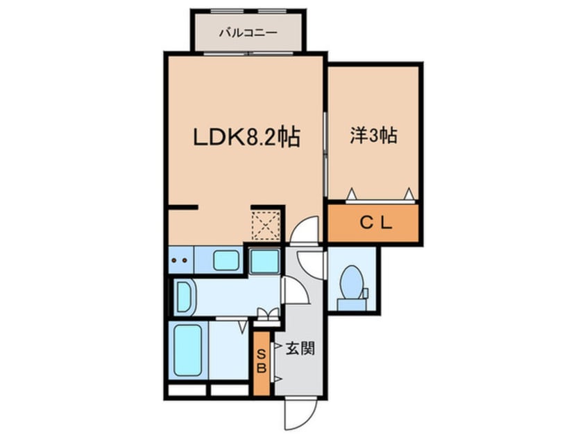 間取図 Branche池袋Ⅲ