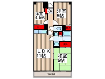 間取図 グランパレス榎本