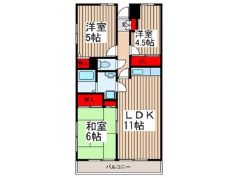 間取図 グランパレス榎本