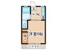 プラムハイム市川NO.2 1Kの間取り
