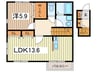 マイシティ上小町Ⅱ 1LDKの間取り