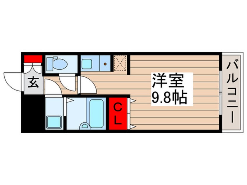 間取図 中村第一コ－ポ