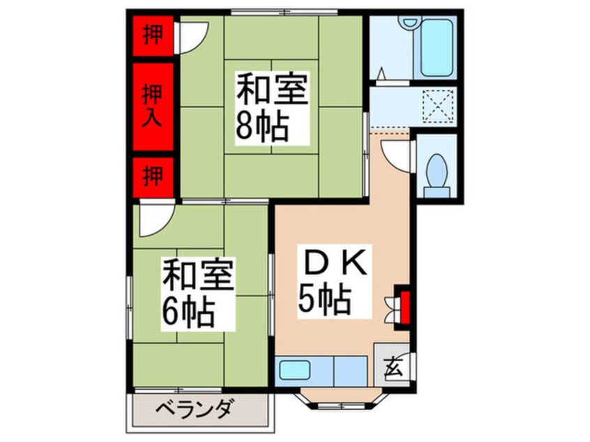 間取図 フォーブルノ－ブズ