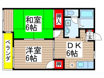 間取図 Ｈｉｌｌｓ新検見川Ｃ棟