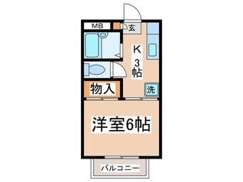 間取図 フラッツＬ