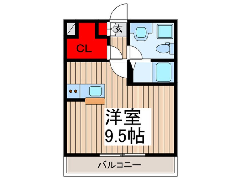 間取図 シャンブル英美Ⅳ