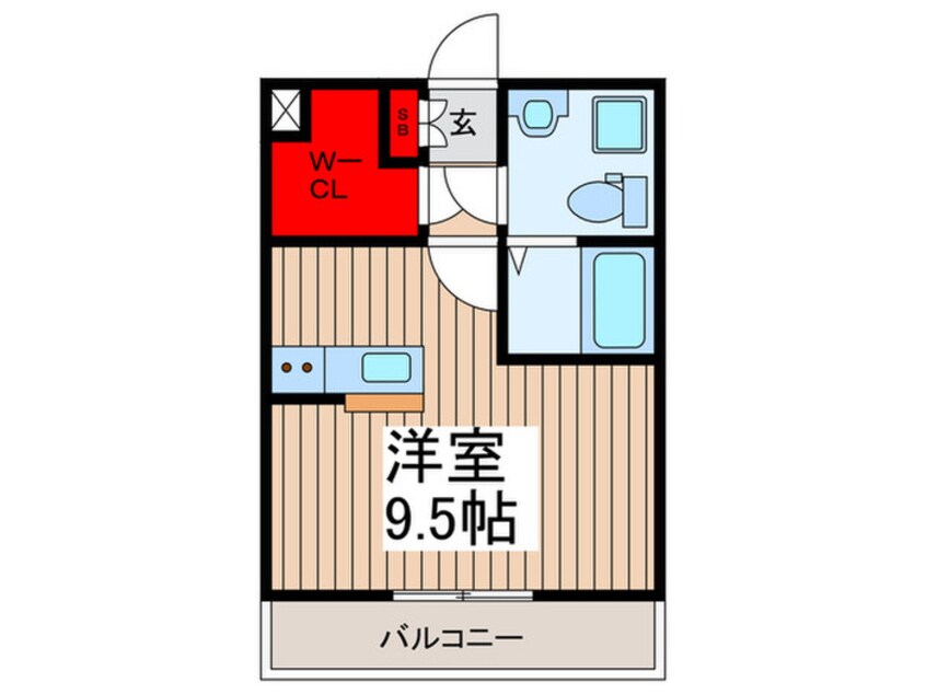 間取図 シャンブル英美Ⅳ
