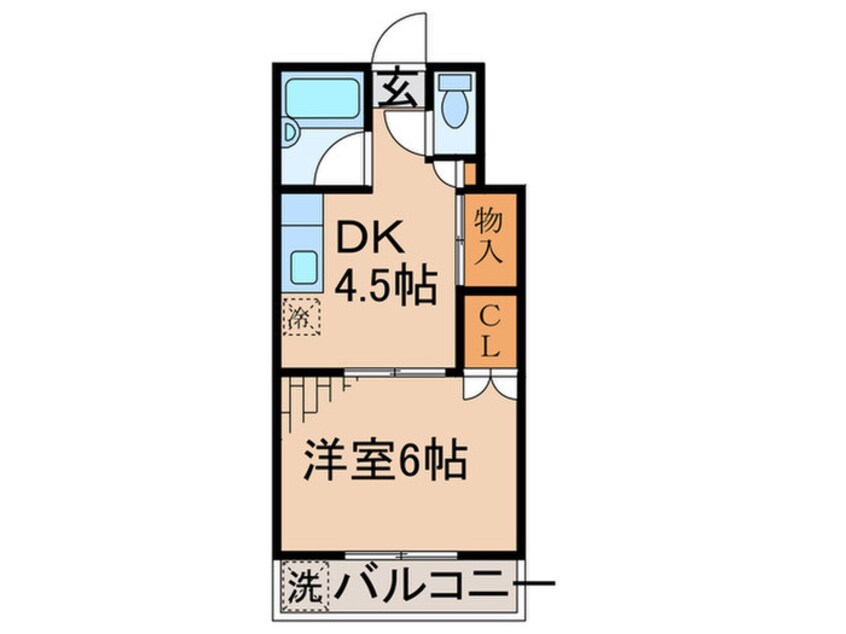 間取図 フラワ－ハイツ