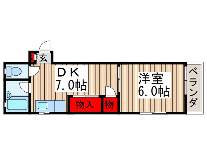 間取り図 フラワ－ハイツ