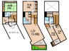 テラス東ヶ丘(A) 4LDK+Sの間取り