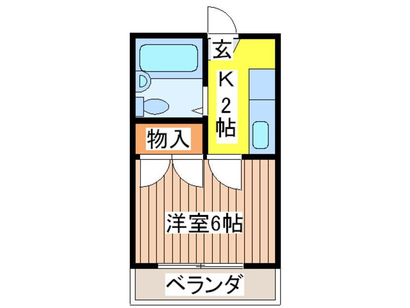 間取図 サンライズ須崎