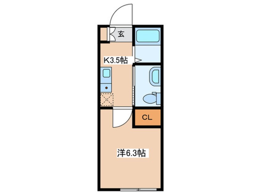 間取図 エルミタージュ堀ノ内