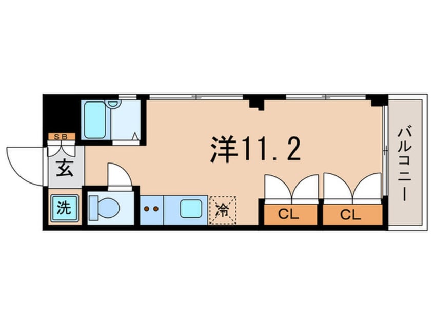 間取図 コーポ・ハマ