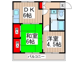 間取図 ハイツ・アルファ－