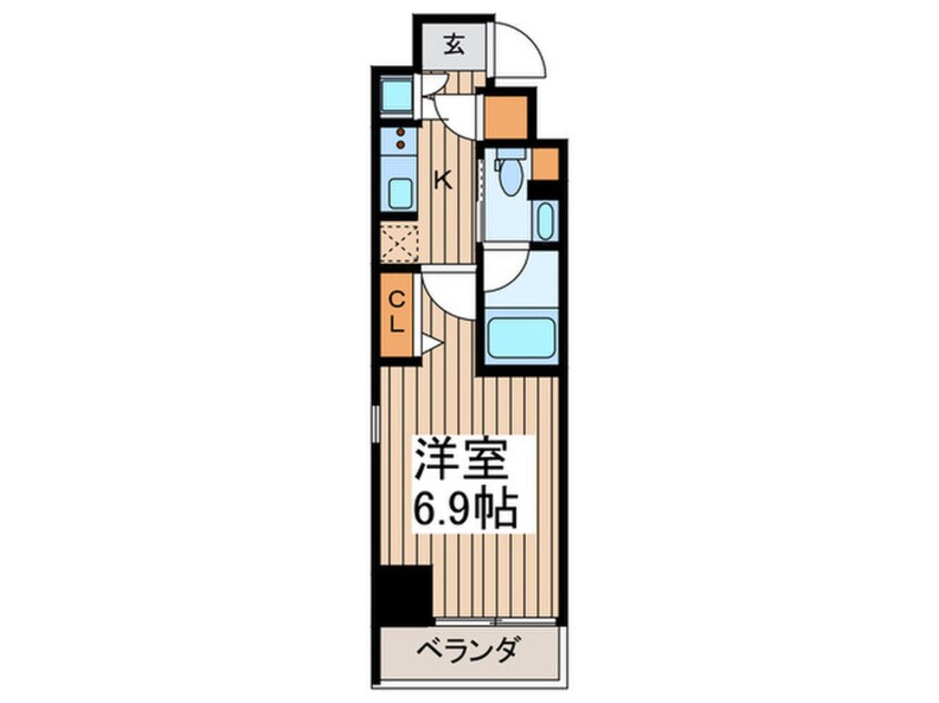 間取図 BPRレジデンス神田富山町