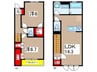 Villetta稲田堤A 2LDKの間取り