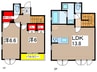 Villetta稲田堤A 2LDKの間取り
