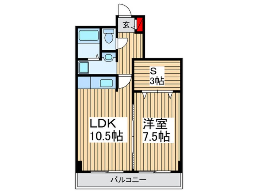 間取図 レジデンス綾