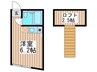 ニューコートくぬぎ山 1Rの間取り