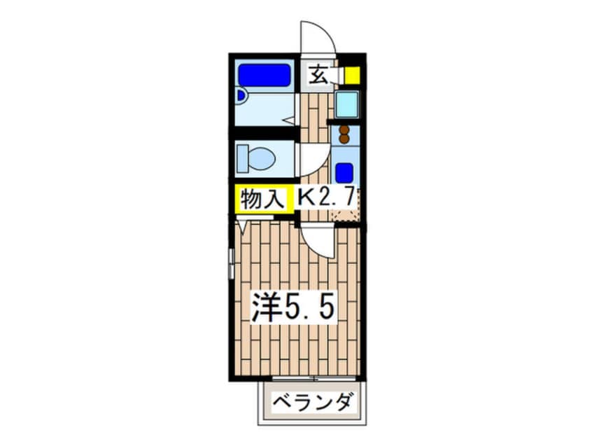 間取図 クレスト西戸部