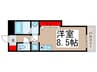 ヒルズ武蔵野 1Rの間取り